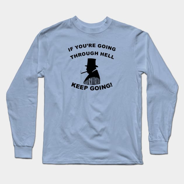 Winston Churchill Long Sleeve T-Shirt by BigTime